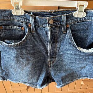 Levi's Blue Jean Shorts for Women